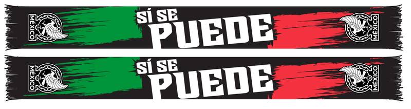 Mexican Football Federation Si Se Puede Scarf